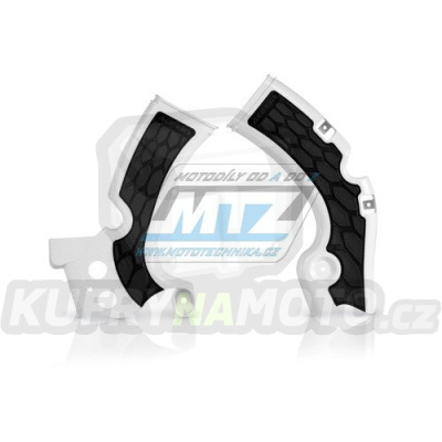 Kryty rámu Kawasaki KXF450 / 09-18 - barva bílo-černá