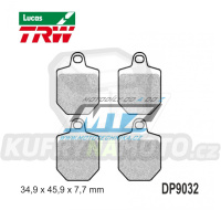 Destičky brzdové DP9032-LURASI TRW Lucas MCB794TRQ (sada 4ks) - směs Sinter Road