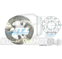 Kotouč brzdový (230/86/6D) - Yamaha DT125LC / 82-87+DT125R / 88-06+DTZ125 Tenere / 89-94+WR125 / 90-92 + YZ125+YZ250 / 86-89 + YZ360 / 89-93+WR500 / 92-93 + TT350 / 86-99 + TT600R / 84-92 + TM GS125 / 90-92