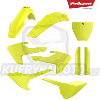 Sada plastů POLISPORT neonově žlutá