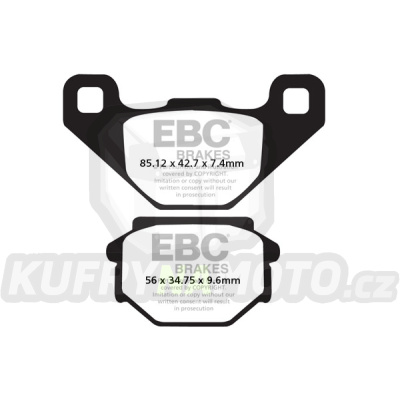 Brzdové destičky EBC FA382