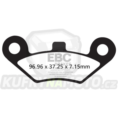 Brzdové destičky EBC FA453TT