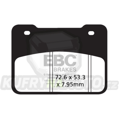 Brzdové destičky EBC SFA627