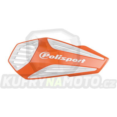 Chrániče páček POLISPORT MX AIR s univerzální montážní sadou na řidítka ORK-16 / White