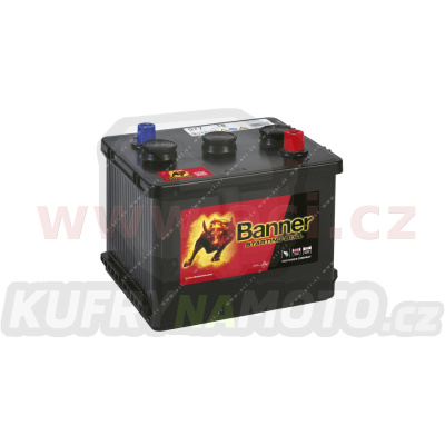 77Ah baterie, 6V, 450A, pravá BANNER Starting Bull 216x170x166(191)