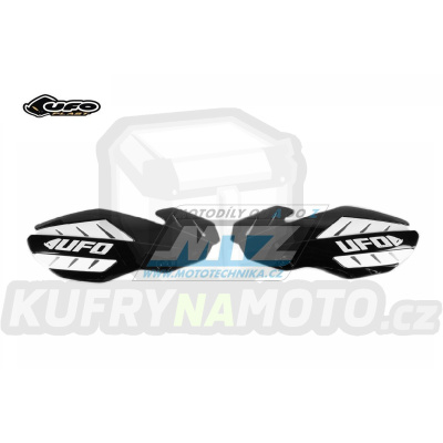 Kryty páček Ufo Flame Honda CRF250R / 12-18 + CRF450R / 12-18 - barva černo-bílá