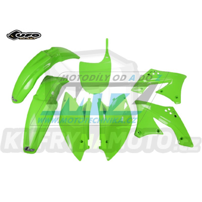 Sada plastů Kawasaki KXF250 / 10-11 - barva zelená