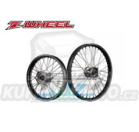 Kolo kompletní přední 1,60x21" (náboj v barvě titan / černý ráfek) - Kawasaki KLX250 / 98-20 + D-Tracker