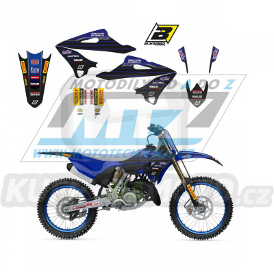 Polepy na motocykl (sada polepů Graphics) Yamaha YZ125+YZ250 / 22-24 - typ polepů Replica Yamaha Factory