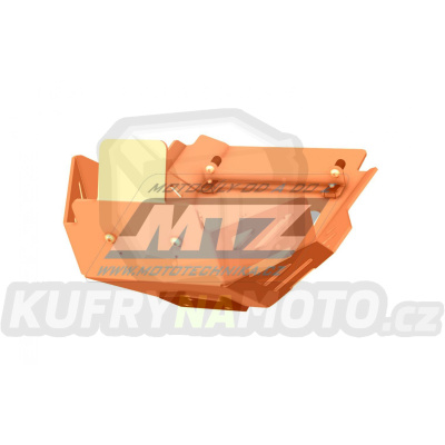 Kryt pod motor hliníkový Dual Sport - KTM 690 Enduro R / 19-25 + Husqvarna 701 Enduro / 22-25 + Gas-Gas ES700 / 22-25 - barva oranžová