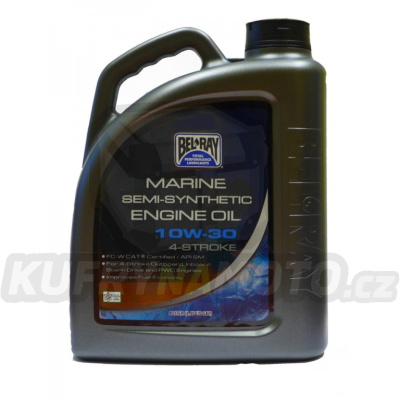 Motorový olej Bel-Ray MARINE SEMI-SYNTHETIC 4T 10W-30 4 l