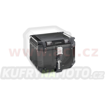 MONOKEY TopCase K-FORCE - 42l, KAPPA (černý, hliník, 40,9x32,3x45,4 cm)
