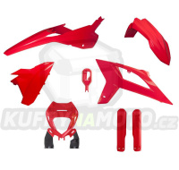 sada plastů Beta, RTECH (červená, 6 dílů vč. masky a krytů vidlic)