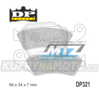 Destičky brzdové DP321-SDP DP Brakes - směs SDP PRO-MX