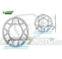 Rozeta řetězová (převodník) Dural 0808-51zubů ESJOT 51-32041-51 - barva stříbrná - Suzuki RM125 / 80-11+RM250 / 82-12+RMX250 / 89-00+RMZ250 / 07-20+RMZ450 / 05-20+RMX450Z / 10-19+DRZ250 / 01-07+DR350 / 96-99+DRZ400S / 00-20+DRZ400E / 00-07 + Kawasaki