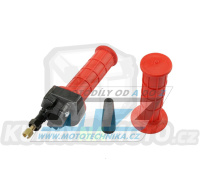 Rychlopal (plynová rukojeť) 2takt včetně rukojetí - Minimoto (červená)
