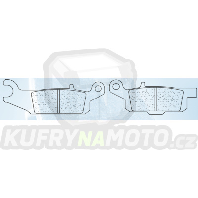 Brzdové destičky CL BRAKES 1192 ATV1
