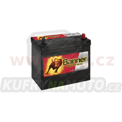 45Ah baterie, 390A, pravá, úzké póly BANNER Power Bull 238x129x203(225)