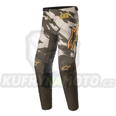 kalhoty RACER TACTICAL, ALPINESTARS (písková/zelená/mandarinka)