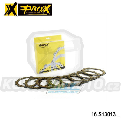 Lamely spojkové třecí (s obložením) Prox 16.S13013 - Honda CRF250R / 04-07+10 + KTM 250EXCF / 07-13 + 250SXF / 06-12 + Husaberg FE250 / 13 + Sherco 125SE / 18-25 + Beta RR125+RR200 + Husqvarna TC250+TE250+TE310