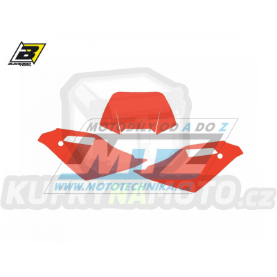 Polepy číslových tabulek (vystřižené) - Husqvarna WR125 / 09-13 - barva červená