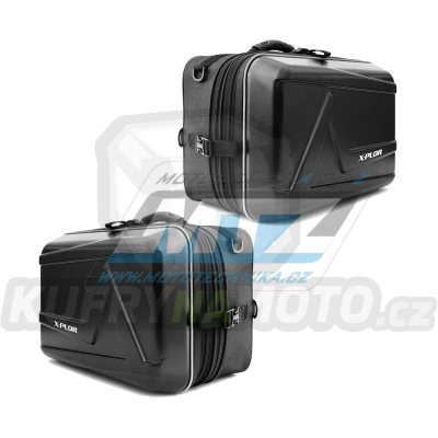 Kufry boční Semi-Rigid SideCases S-Line X-PLOR - 25+25litrů - černé
