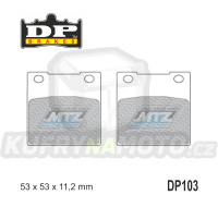 Destičky brzdové DP103 DP Brakes - směs Premium OEM Sinter