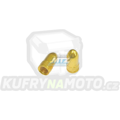 Čepička ventilku BULLET - barva zlatá