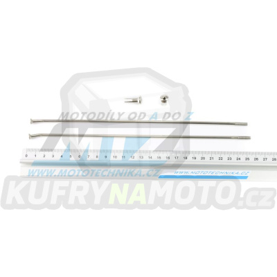 Drát/Špice nerezové do kola + Niple 21&quot; - Honda XL600V Transalp / 87-96