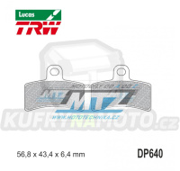 Destičky brzdové DP640-LU TRW Lucas MCB770 - směs Allround