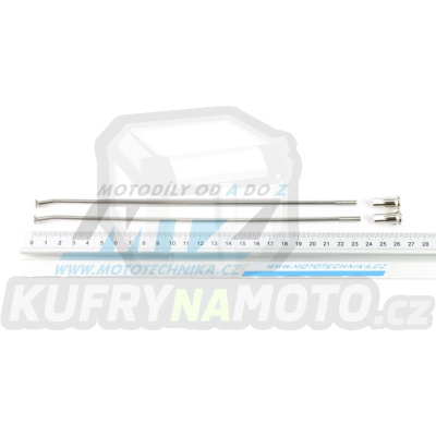 Drát/Špice nerezové do kola + Niple 21&quot; - Kawasaki KX125+KX250 / 99-05 + KXF250 / 04-05 + Suzuki RMZ250 / 04-06