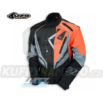 Bunda enduro UFO - černo-oranžová - velikost XL