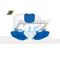Polepy číslových tabulek (vystřižené) - Yamaha YZF250+YZF426 / 00-02 - barva modrá