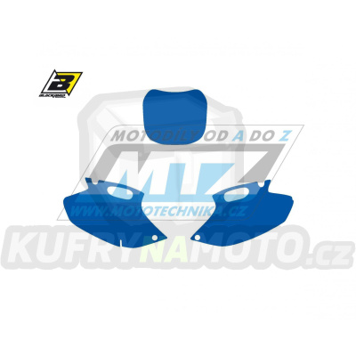 Polepy číslových tabulek (vystřižené) - Yamaha YZF250+YZF426 / 00-02 - barva modrá