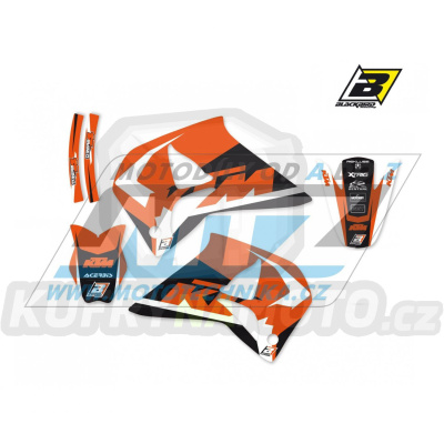 Polepy na motocykl (sada polepů Dream) KTM 4STROKE SCOMP. / 96-99 - typ polepů Dream4