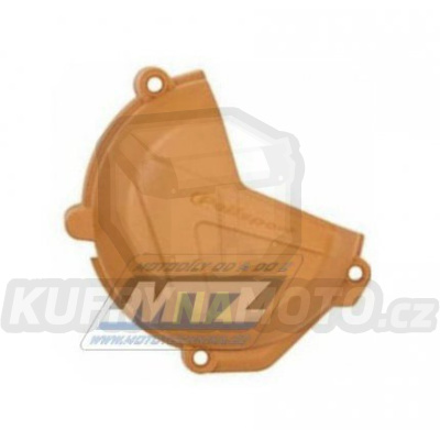 Kryt spojkového víka KTM 250EXCF+350EXCF / 19-22 + Freeride 250F / 18-19 + Husqvarna FE250+FE350 / 19-23 - barva tmavě oranžová