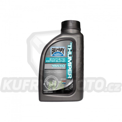 Motorový olej Bel-Ray THUMPER RACING SYNTHETIC ESTER BLEND 4T 15W-50 1 l