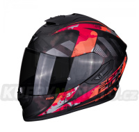 Moto přilba SCORPION EXO-1400 AIR SYLEX matná černo/červená
