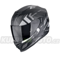 Moto přilba SCORPION EXO-520 EVO AIR SENSUS matná černo/stříbrná