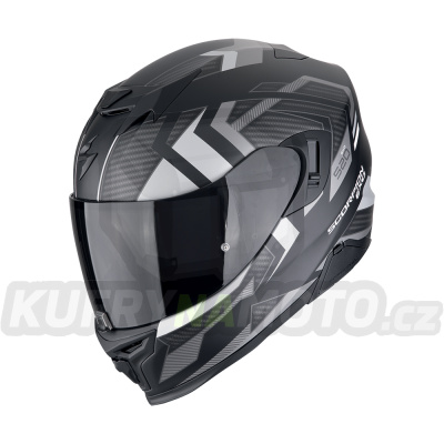 Moto přilba SCORPION EXO-520 EVO AIR SENSUS matná černo/stříbrná