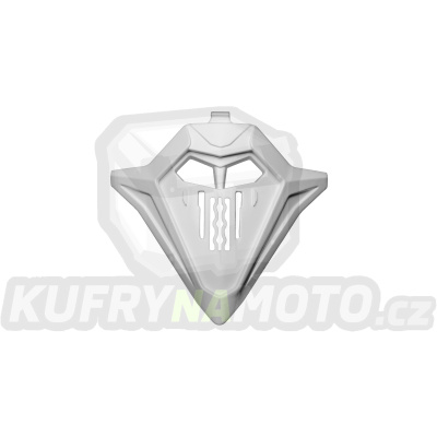 kryt bradové ventilace pro přilby COMMANDER, AIROH (vel. XS - M, bílá)