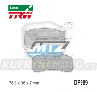 Destičky brzdové DP989-LUSI TRW Lucas MCB824SI - směs Sinter Offroad