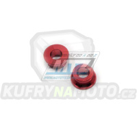 Rozpěrky na osu předního kola ZETA ZE93-3261 - Kawasaki KX80+KX85 / 98-23 + KX100+KX112 / 98-23 - červené