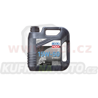 LIQUI MOLY Motorbike 4T 15W50 Street, polosyntetický motorový olej 4 l