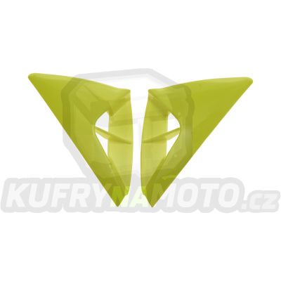 př. kryty ventilace pro přilby AVIATOR 2.2, AIROH (žluté)