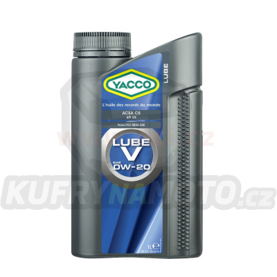 Motorový olej YACCO LUBE V 0W20, 1 L