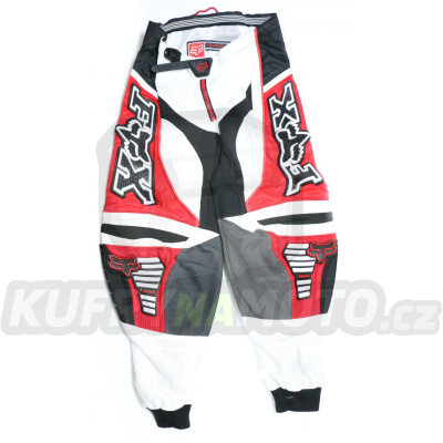 Kalhoty motokros FOX 360 Honda - bílo-černo-červené - velikost 30