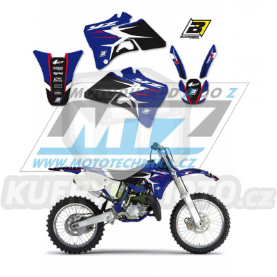 Polepy na motocykl (sada polepů Dream) Yamaha YZ125+YZ250 / 96-01 - typ polepů Dream4