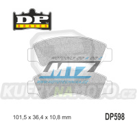 Destičky brzdové DP Brakes DP598 - směs Premium OEM Sinter