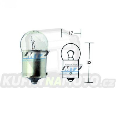 Žárovka R15W 6V 15W BA15s malá